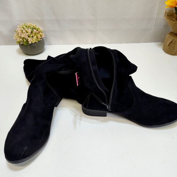 No Boundaries Over-The-Knee Boots Size 6.5W True To Size Suede-like Material NWT - Picture 12 of 14